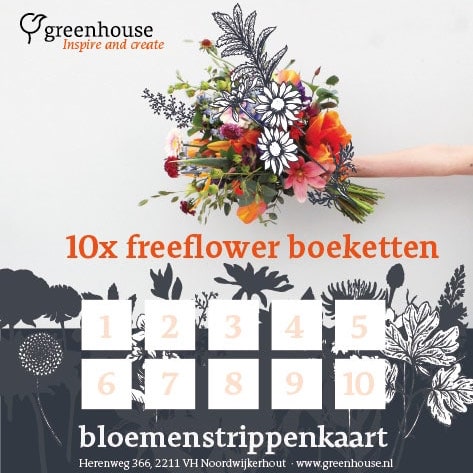 Bloemenstrippenkaart